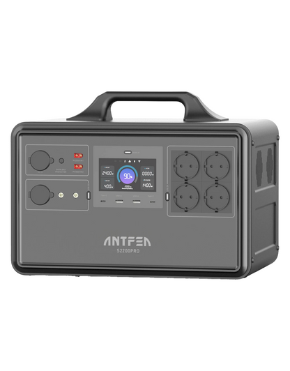 Antfea S2200Pro Taşınabilir Güç Kaynağı – 2400W | 2240Wh LiFePO₄ Batarya