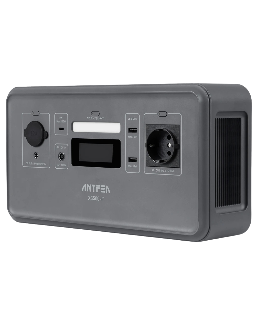 Antfea XS500F Taşınabilir Güç Sistemi – 500W, 448Wh, LiFePO₄ Batarya