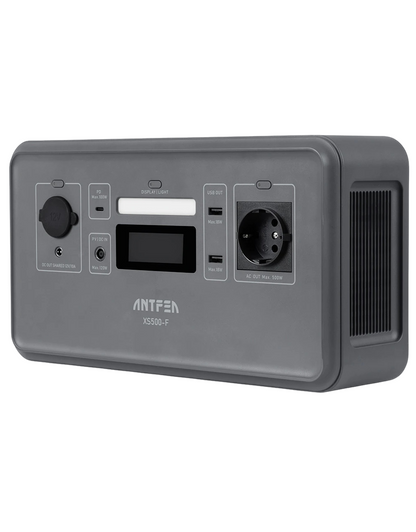 Antfea XS500F Taşınabilir Güç Sistemi – 500W, 448Wh, LiFePO₄ Batarya