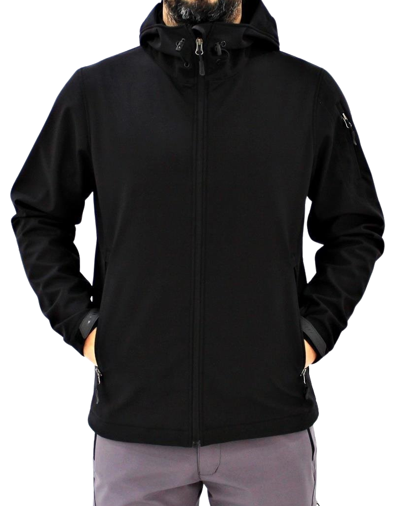 Mudwill Trail Softshell Mont Ceket – Siyah | Rüzgar Geçirmez & Suya Dayanıklı Outdoor Ceket
