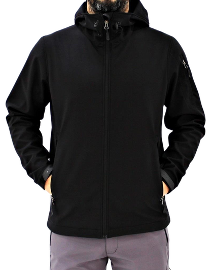 Mudwill Trail Softshell Mont Ceket – Siyah | Rüzgar Geçirmez & Suya Dayanıklı Outdoor Ceket