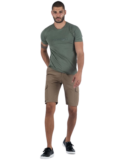 Combat Outdoor Kargo Cepli Şort - Bej