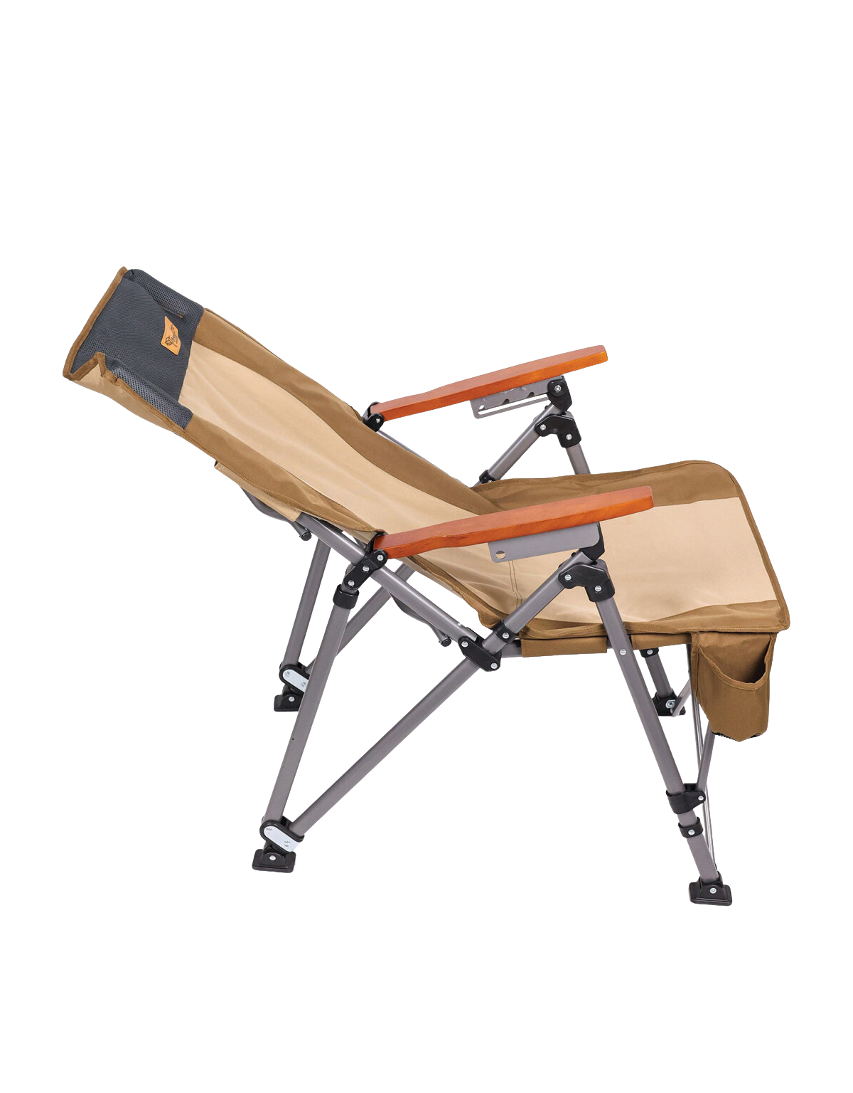 FreeCamp Trager Premium Katlanır Sandalye - Kahverengi