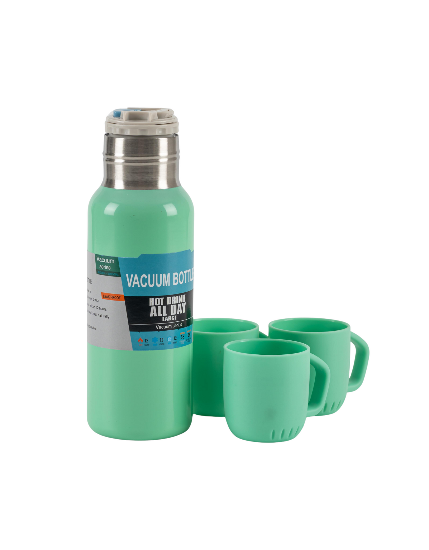 Çift Katmanlı Yalıtımlu Vakum Paslanmaz Çelik Termos - 500 Ml