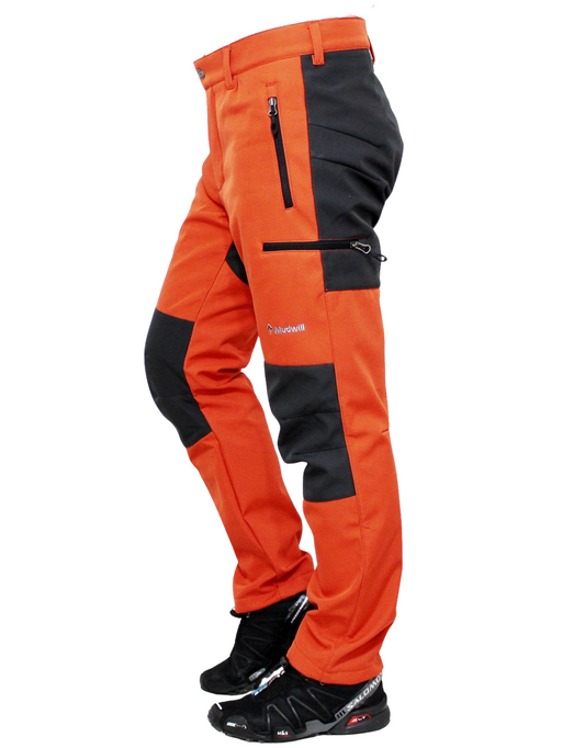 Mudwill Hiker500 Softshell Pantolon – Turuncu | Polar İç, Rüzgar & Hafif Su Dayanımı