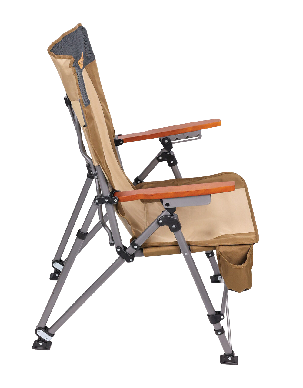 FreeCamp Trager Premium Katlanır Sandalye - Kahverengi