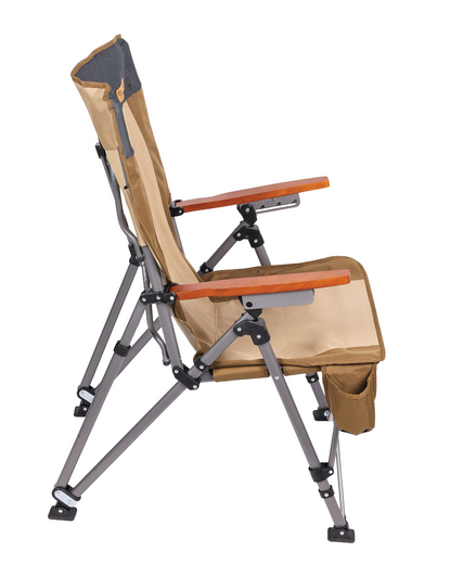 FreeCamp Trager Premium Katlanır Sandalye - Kahverengi