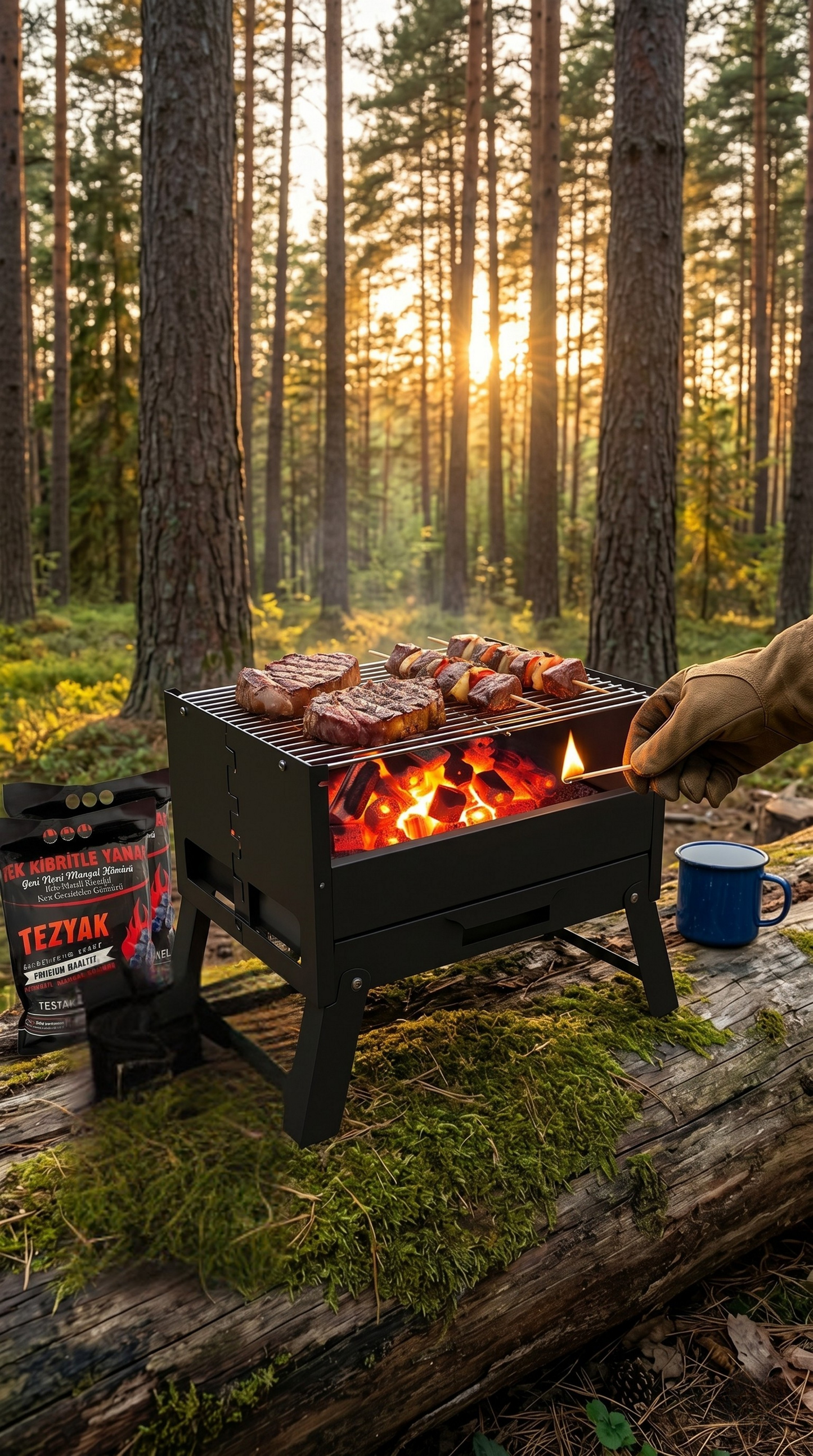 Tezyak Profesyonel Mangal Kömürü (2 Kg)