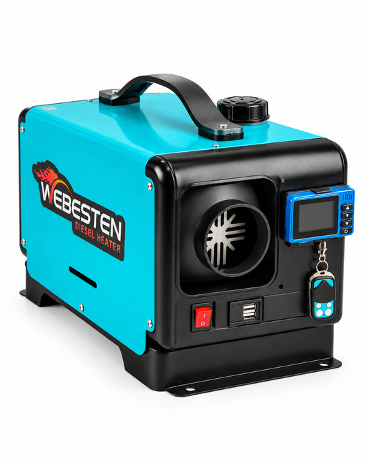 Webesten Akülü Dizel Isıtıcı 5 kW| Bluetooth | 12/24/220 V