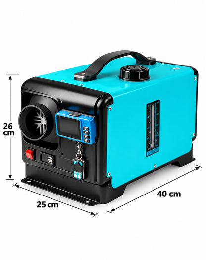 Webesten Akülü Dizel Isıtıcı 5 kW| Bluetooth | 12/24/220 V