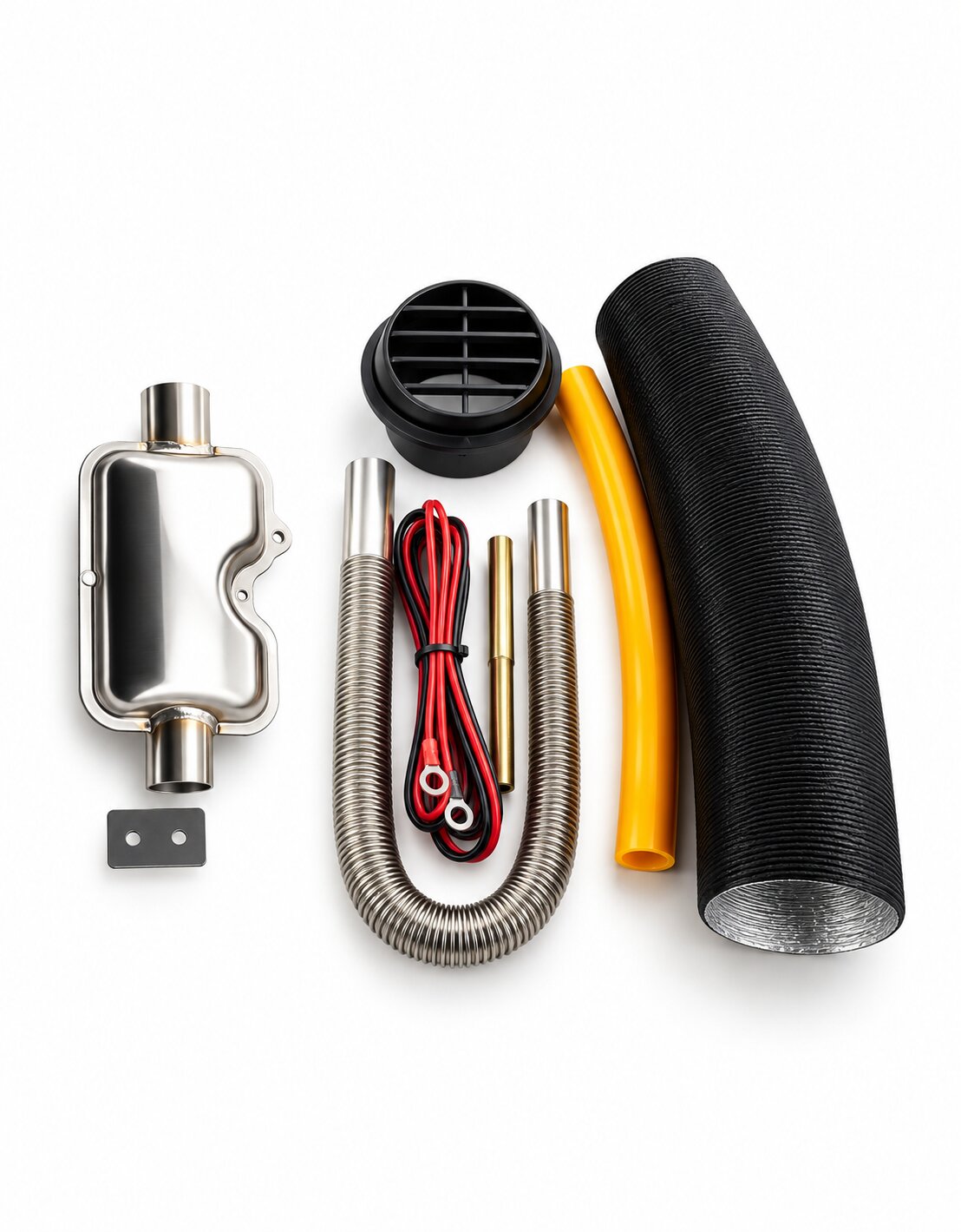 Tecnopoint Taşınabilir Dizel Isıtıcı (Çanta Tipi) - 12V / 24V / 220V Uyumlu