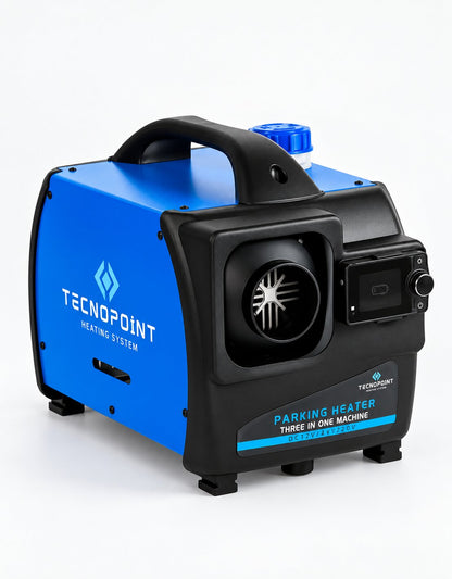 Tecnopoint Taşınabilir Dizel Isıtıcı (Çanta Tipi) - 12V / 24V / 220V Uyumlu