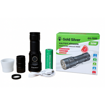 Gold Silver 30W Mini El Feneri
