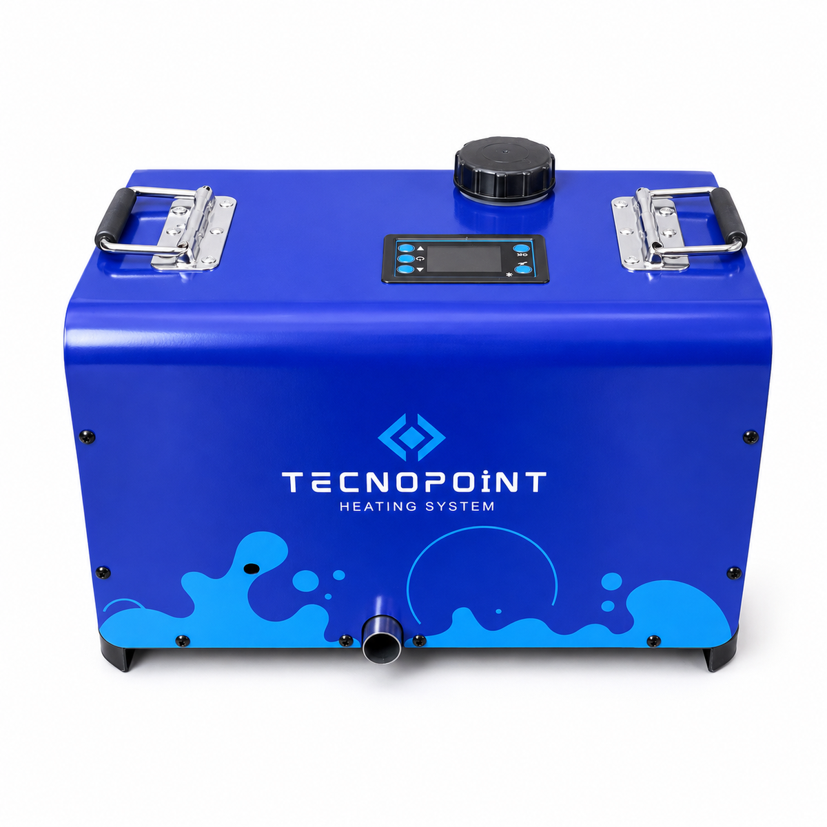 Tecnopoint 8kW Taşınabilir Lityum Akülü Dizel Isıtıcı - Dahili Bataryalı 12V / 24V / 220V