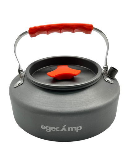 Kamp için tam takım yemek seti çaydanlık ve tava dahil