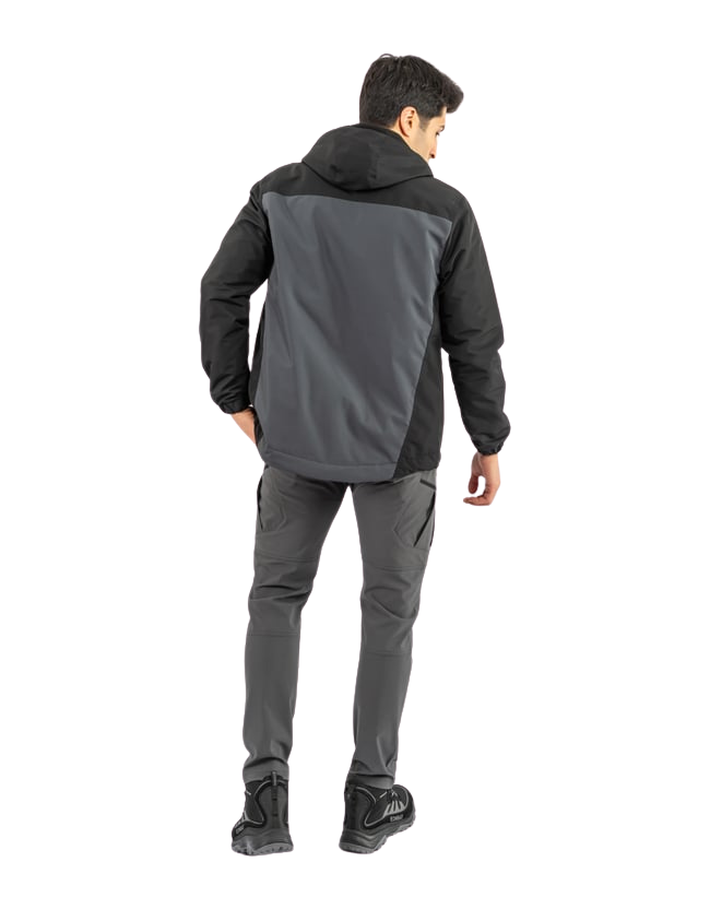 Combat Kışlık Outdoor Mont - Siyah Antrasit