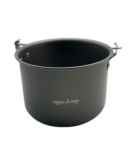 EgeCamp® Pro 4 Litre Kamp Tenceresi (Kazan) | Askılıklı & Büyük Boy