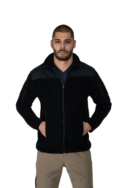 Bikatex Softshell Polar Ceket - Siyah