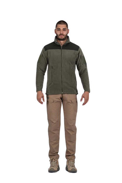 Bikatex Softshell Polar Ceket - Haki