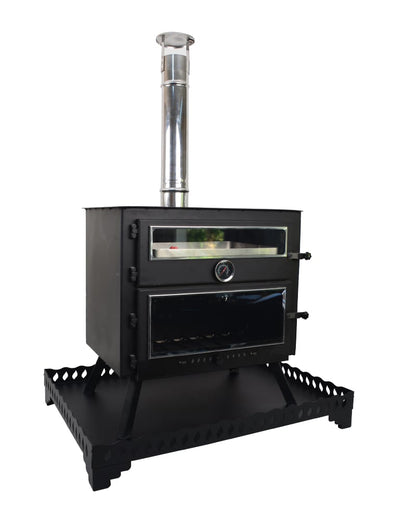 Nurgaz Çadır Soba Altlığı – 1.5 mm Çelik Sac | 73 × 53 × 11 cm