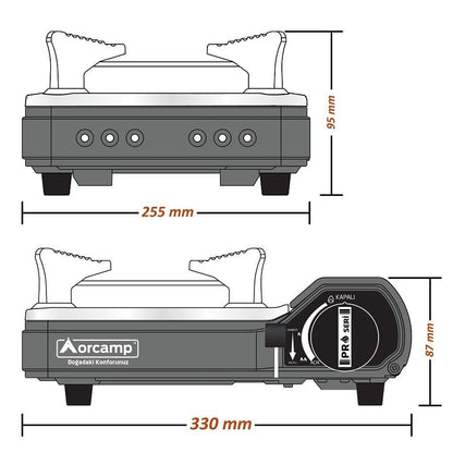 Orcamp Portatif Tekli Kamp Ocağı - CK 505