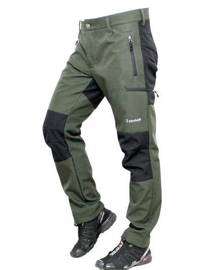 Mudwill Hiker500 Softshell Pantolon – Haki| Polar İç, Rüzgar & Hafif Su Dayanımı