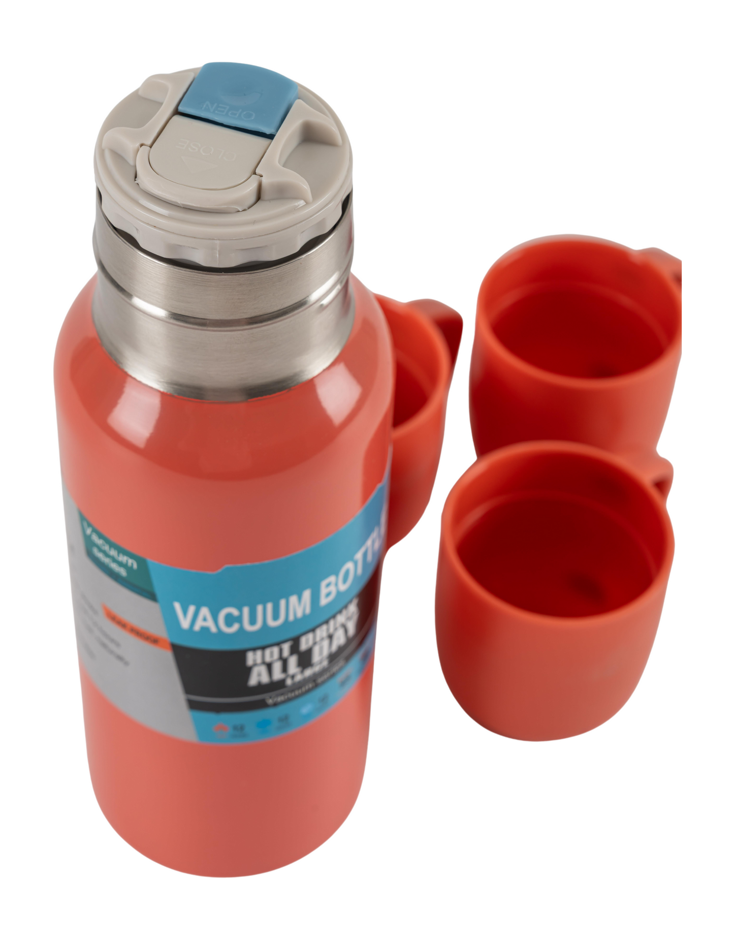 Çift Katmanlı Yalıtımlu Vakum Paslanmaz Çelik Termos - 500 Ml