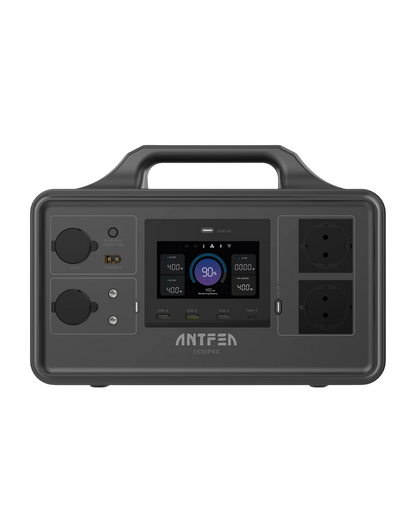 Antfea S500Pro Taşınabilir Güç Sistemi – 500W | 518Wh LiFePO₄ Batarya