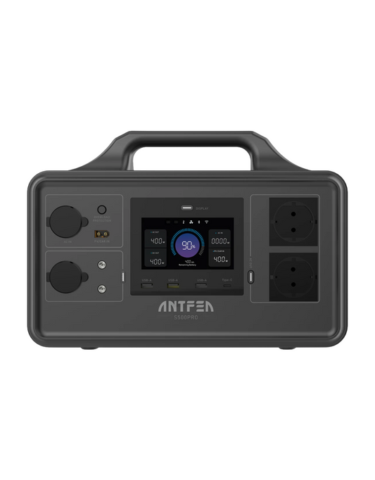 Antfea S500Pro Taşınabilir Güç Sistemi – 500W | 518Wh LiFePO₄ Batarya