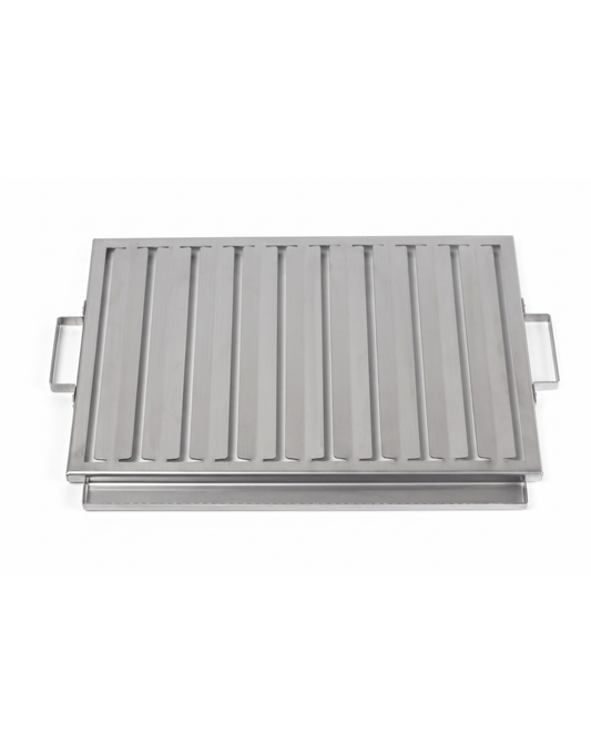 EgeCamp® FlipFire 304 Paslanmaz Çelik Mangal Izgarası (36,5x27 cm) - Tüm Mangallarla Uyumlu