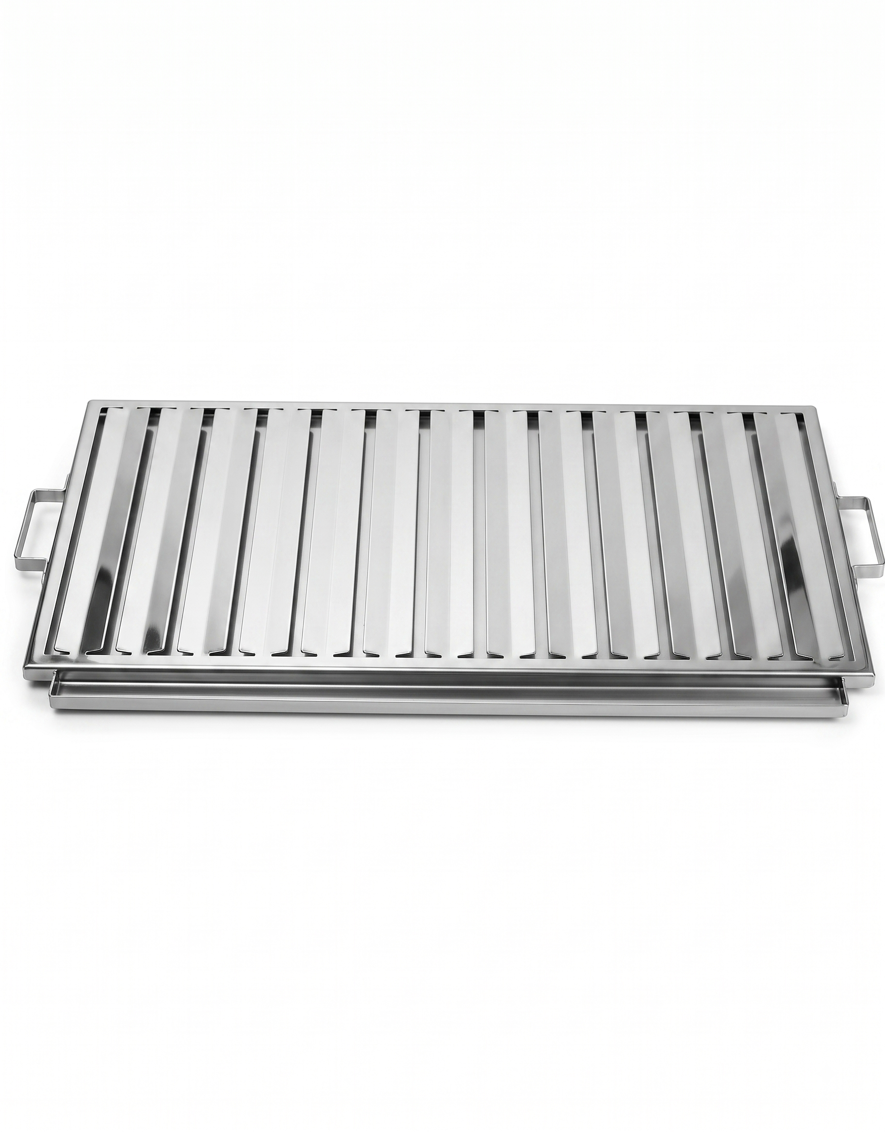 Egecamp FlipFire Pro 50x30 cm gıda sınıfı 304 paslanmaz çelik mangal ızgarası