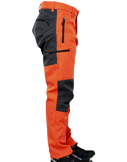 Mudwill Hiker500 Softshell Pantolon – Turuncu | Polar İç, Rüzgar & Hafif Su Dayanımı