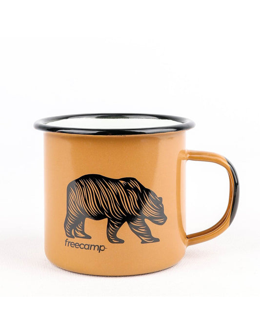FreeCamp Emaye Kupa 350ml - Bej