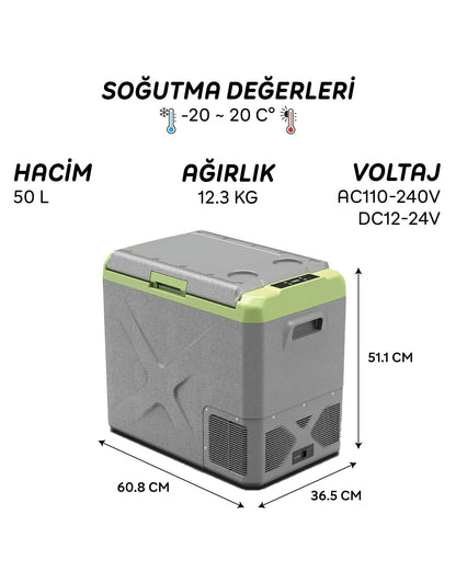 IcePeak Viyana Kompresörlü Buzdolabı - 50 Litre