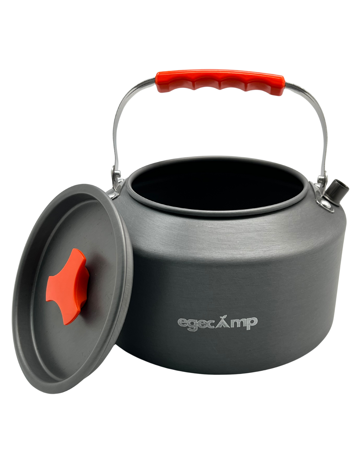 Geniş hacimli 2.5 lt hafif alüminyum kamp demliği