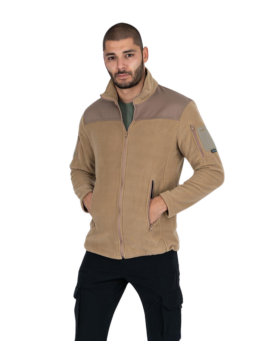 Bikatex Softshell Polar Ceket - Bej