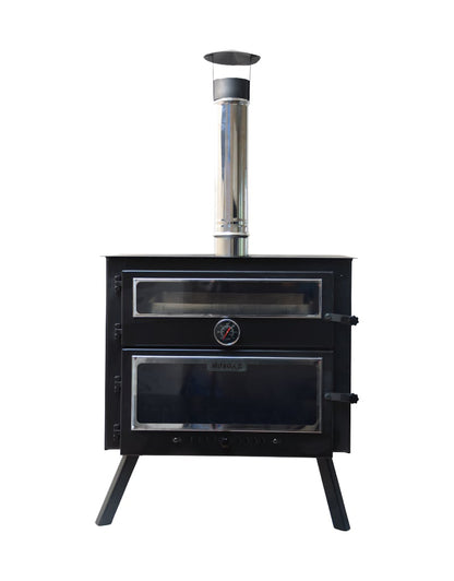 Nurgaz Kuzineli Şömine – Katlanabilir Kamp & Karavan Kuzinesi, Çelik Gövde