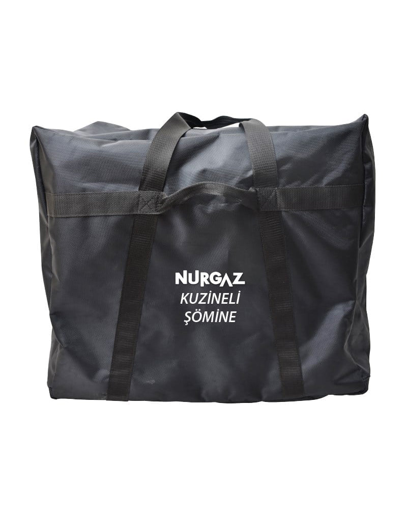 Nurgaz Kuzineli Şömine – Katlanabilir Kamp & Karavan Kuzinesi, Çelik Gövde