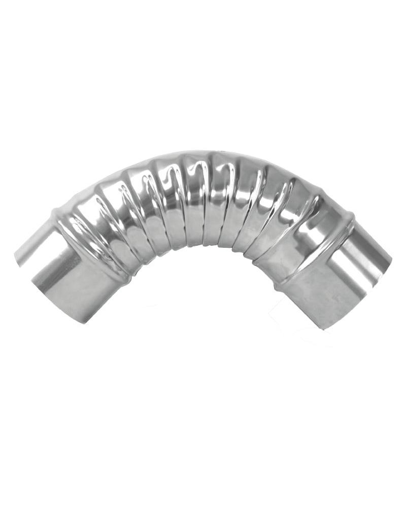 EgeCamp®  Soba Dirseği 90° – Paslanmaz 8 cm Çap