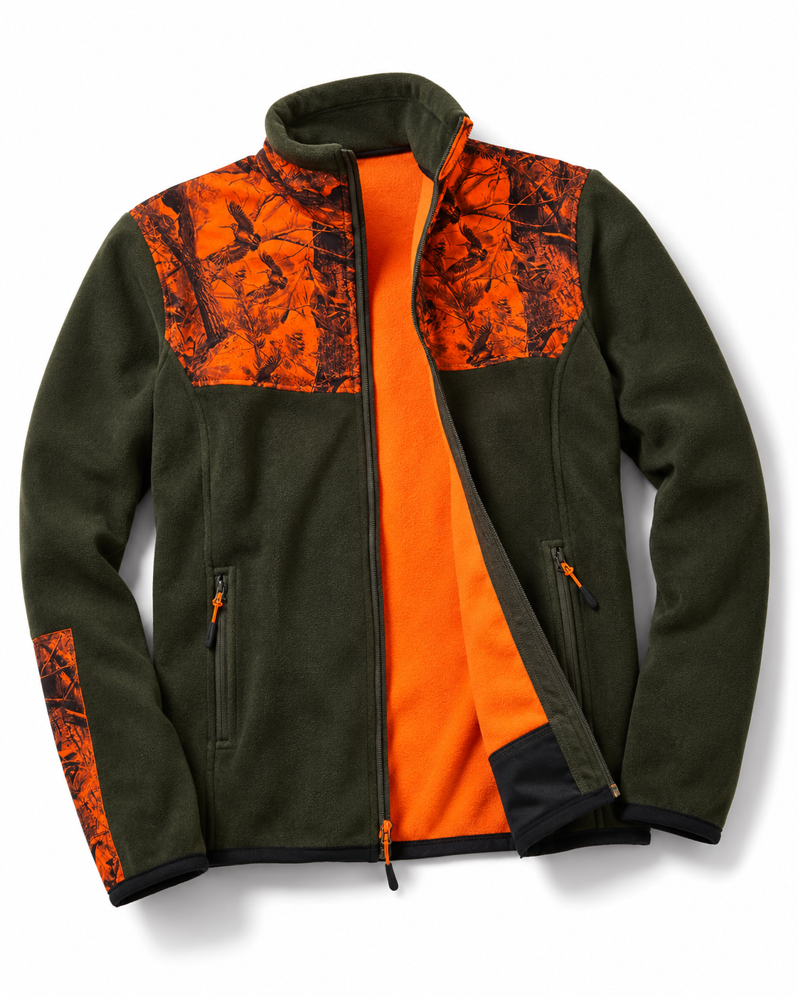 Su itici ve rüzgar geçirmez softshell dış kumaş detayı