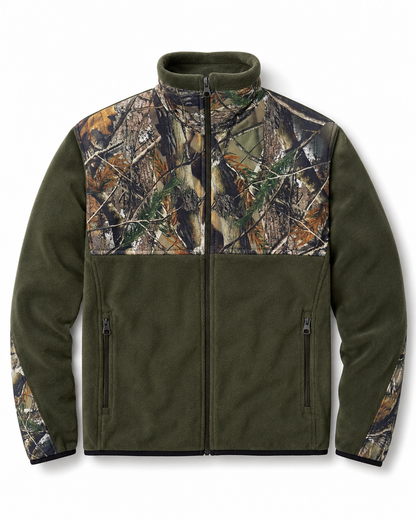 Su ve rüzgar itici softshell dış kumaşlı avcı ceketi