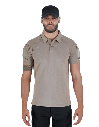 Combat Outdoor Tactical T-Shirt Kısa Kol - Bej