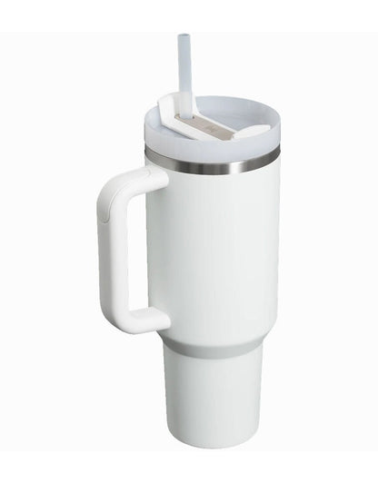 Stanley Quencher Pipetli Termos Bardak 1.18 Lt - Buz Beyazı