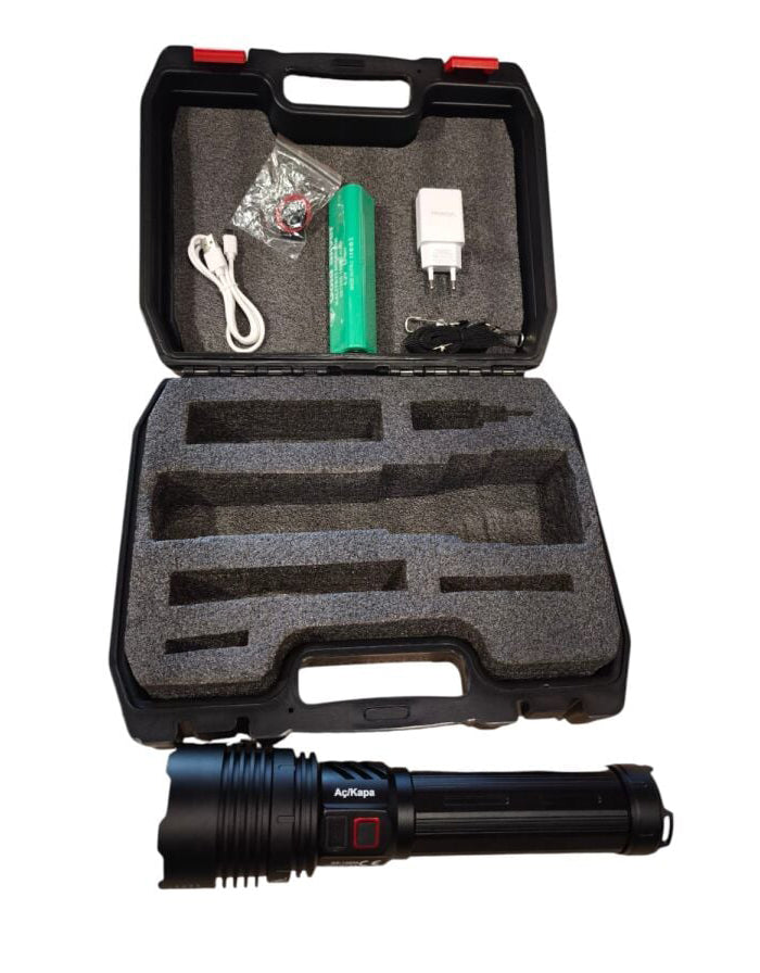 Gold Silver 8000 Lümen El Feneri